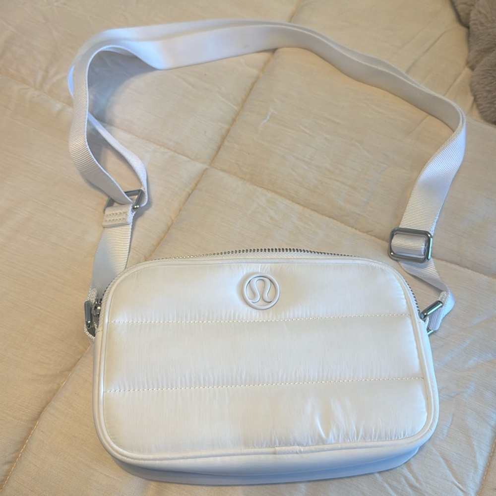 Lululemon Athletica White Minimalist Crossbody Bag